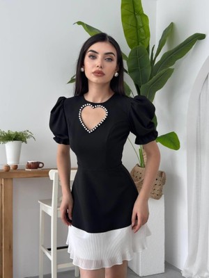 Femora Moda Safe Kalp Detaylı Elbise