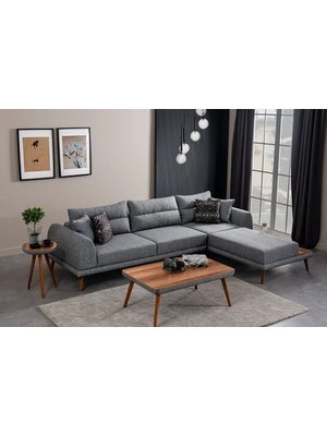 Vivense Dekor Köşe Koltuk, Gri, Sağ Köşe