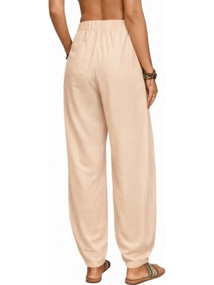 Femora Moda Kadın Yüksek Bel Cep Detaylı Pantolon