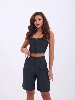 Femora Moda 7225 Crop-Antrasit