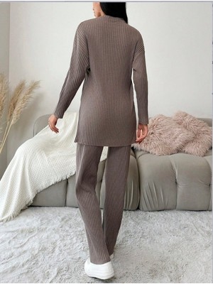 Femora Moda Kadın Uzun Kollu Kaşkorseikili Takım