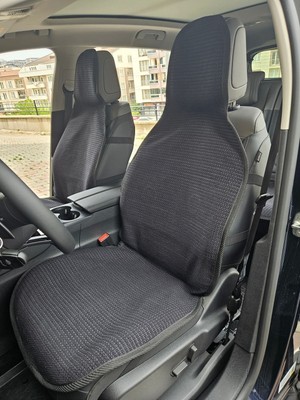 Yumuşak Siyah Rifter Koltuk Kılıfı, Ön ve Arka Oturma Alanları