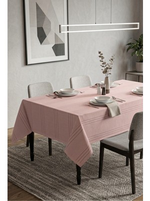 RKT Tekstil Dertsiz Masa Örtüsü - Leke Tutmaz - Özel Dokulu Mutfak ve Salon Örtüsü