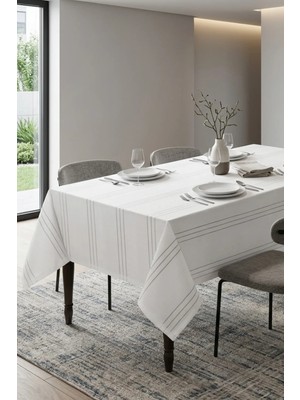 RKT Tekstil Dertsiz Masa Örtüsü - Leke Tutmaz - Özel Dokulu Mutfak ve Salon Örtüsü