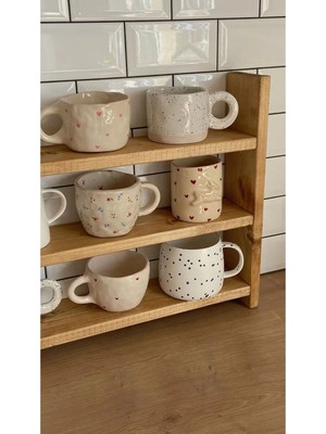 Mipoy Design Doğal Çam Ahşap Baharatlık Rafı – Mutfak Tezgahı Düzenleyici Dekoratif Ahşap Baharat RAFI(40X40CM)