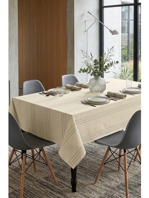 RKT Tekstil Dertsiz Masa Örtüsü - Leke Tutmaz - Özel Dokulu Mutfak ve Salon Örtüsü