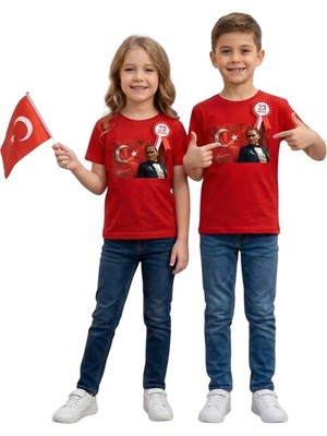 New Kids Bayrak Atatürk Baskılı Unisex Tshirtler