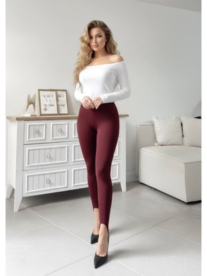 Gamzeli Renklerim Füzo Topuk Altı Geçmeli O.y.s.h.o Trend Tayt Conforlüx Kumaş Yüksek Bel Toparlayıcı