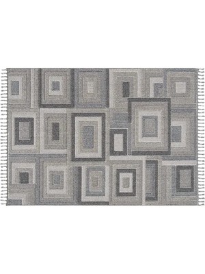 Vivense Enti Halı Bukle 1404 Gri Halı 80X150
