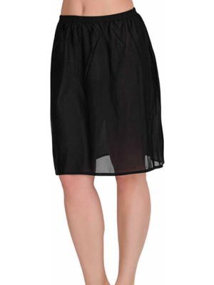 Marsilyan Kadın Jarse Jüpon Siyah 11003B RSXML34-ESRDNS