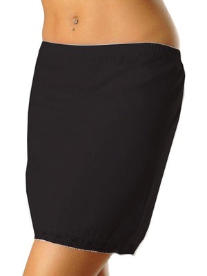 Marsilyan Kadın Dantel Detaylı Mini Jüpon Etek Astarı Siyah - 3001A RSXML34-ESRDNS