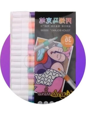 Calperia 36 Adet Sanatsal Akrilik Boya Kalemi Seti