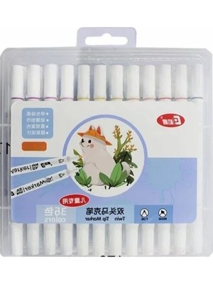 Calperia 36 Adet Slim Marker Kalem Seti