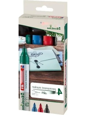 Calperia Yeniden Doldurulabilir Permanent Markör Seti - 4'lü Renkli