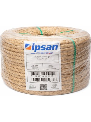 Halat 6mm Natural Jüt Kırnap Ipi Top 200MT (5477) NFSM-RSGO3456