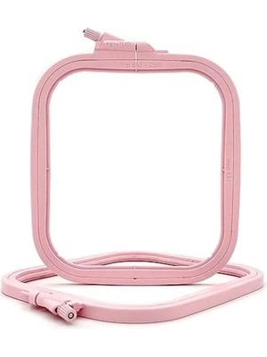 Calperia Pembe 2 No'lu Plastik Kare Nakış Kasnağı, Kendin Yap Dikiş