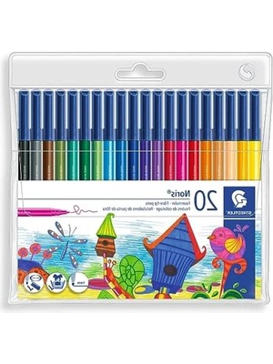 Calperia 20'li Noris Club Keçeli Kalem Seti, 1.0 mm Uç Kalınlığı