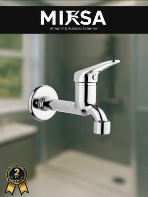 Mixsa Krom Mix Aç-Kapa Lavabo Tuvalet Bahçe Musluğu