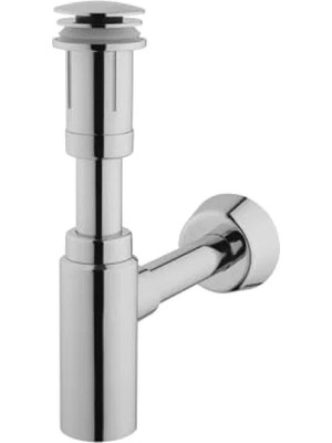 Calperia T Tipi Krom Lavabo Sifon Seti - Giriş G 1 1/4”