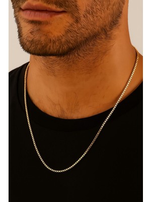 Nkie Jewels Erkek Zincir Gold Alaşım Çelik Kolye