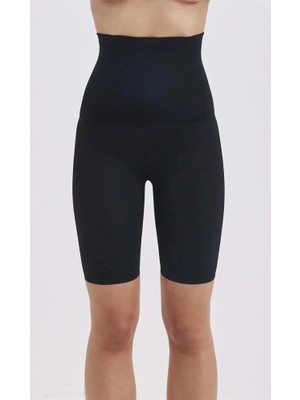 Aria's Closet 4007 Poliyamid Lazer Kesim Göbek Toparlayıcı Short