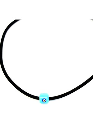 Nkie Jewels Cam Göz Kadife Kolye