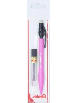 Hakay 0.5 mm Plastik Gövdeli Versatil Kalem + 12'li Yedek Uç Seti - Pembe