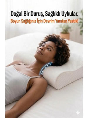 Visco Ortopedik Boyun Yastığı | Sağlıklı Uyku ve Destek