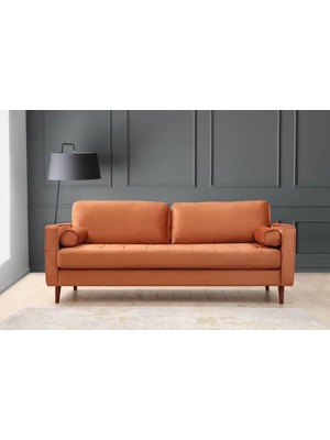 Vivense Rome Üçlü Koltuk, Kiremit