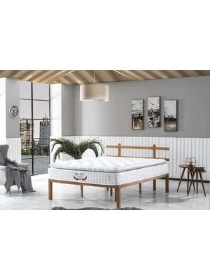 Vivense Bedcraft Pascha Exclusive Fermuarlı Pedli Full Ortapedik Yaylı Tek Kişilik Yatak, 90X190