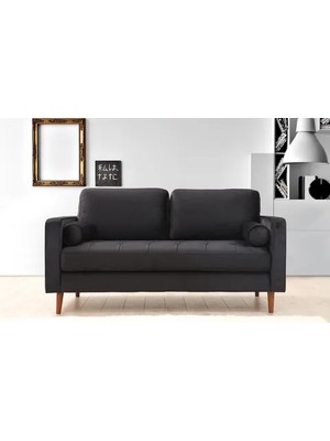 Vivense Rome Ikili Koltuk, Siyah