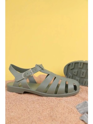 36-40 Numara Igor Bıarrıtz Sandalet - Yeşil