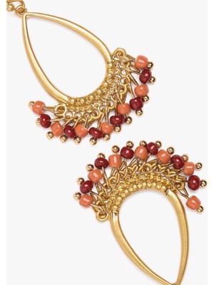 Parfois Boncuklu Damla Küpe