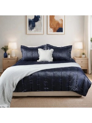 Luna Bueno Glory Obsidian Çift Kişilik Yatak Örtüsü