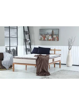 Vivense Bedcraft Pascha Medical Natural Fermuarlı Pedli Full Ortapedik Çift Kişilik Yatak, 180X200