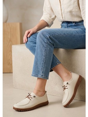 Tarzbu Casual Topuk Dikeni Için Ortapedik Tabanlı Loafer Makosen Kadın Günlük Yumuşak Ayakkabı TARZLOAFER2086