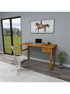 Vivense Dream Doğal Ahşap Çalışma Masası, Meşe, 116X55 cm