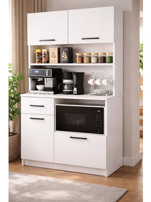 Y&A Kıraasyon Kahve Köşesi Mutfak Dolabı Kahve Standı Mutfak Kilerdolabı