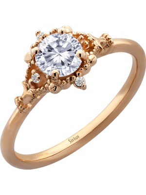 Sirius Pırlanta Taşlı Minimal Sonsuzluk Yüzük 0423R0225