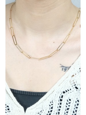 Güneyler Altın Ve Mücevherat Ataç Zincir Kolye 14 Ayar A048441