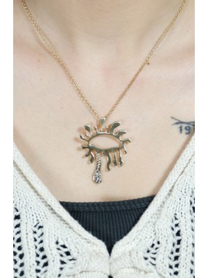 Güneyler Altın Ve Mücevherat Güneş Kolye 14 Ayar AT05014