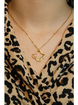 Güneyler Altın Ve Mücevherat Yonca Model Kolye 22 Ayar A080380