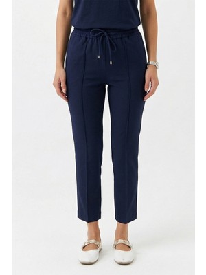 Sentez Yandan Cepli Nervür Dikiş Detay Pantolon 153 Lacivert