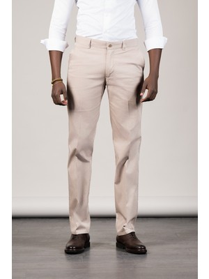 Notra Regular Fit Pamuklu Dokulu Klasik Yazlık Gabardin Pantolon