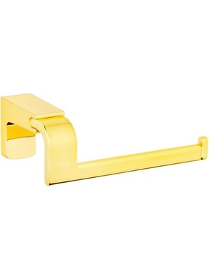 Tema 71010-1 Premium Tam Altın Kapaksız Tuvalet Kağıtlığı