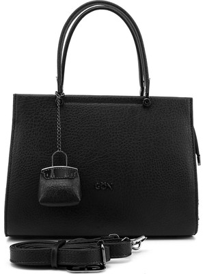 Gönderi(r) Kadın Siyah  Uzun Askılı El ve Omuz Çantası