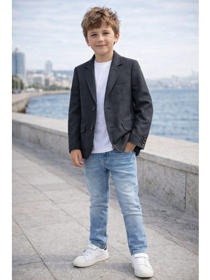 Alexandergardı 4-12 Yaş Erkek Çocuk Blazer Şık Ceket