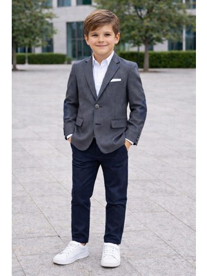 Alexandergardı 4-12 Yaş Erkek Çocuk Blazer Şık Ceket