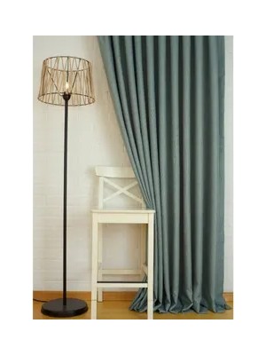 Vivense Fon Perde Keten Mint Rengi 1-2 Seyrek Pile 60X260