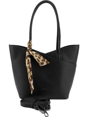 Gönderi(r) Kadın Siyah  Yavrulu Omuz Çantası